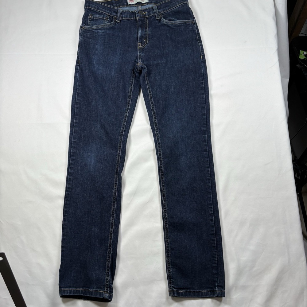 Levi's 511 Slim Jeans Boys Size 16 Regular –Dark Denim, Performance, Stretch Fit